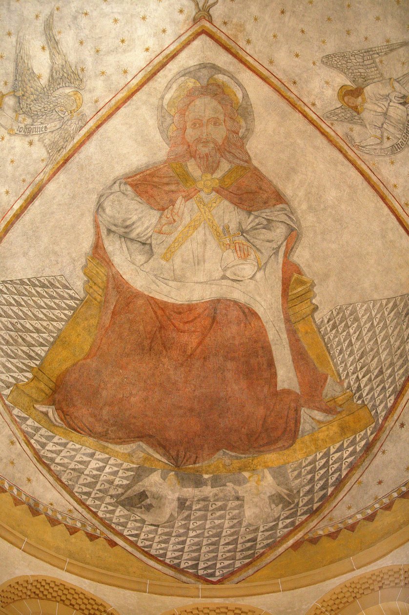 المسيح بانتوكراتور (في المجد). كنيسة Paray le Monial Paray le Monial France بواسطة غير معروف