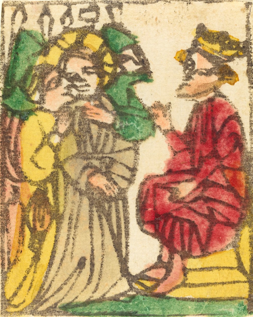 المسيح قبل هيرودس ، ربما 1425-1450. بواسطة غير معروف