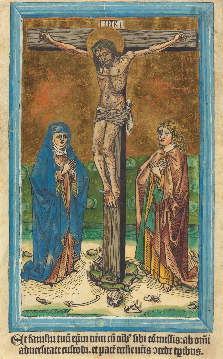 المسيح على الصليب 1485. بواسطة غير معروف