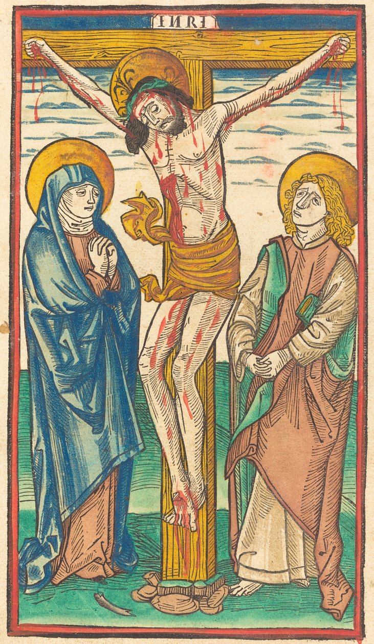 المسيح على الصليب 1485. بواسطة غير معروف