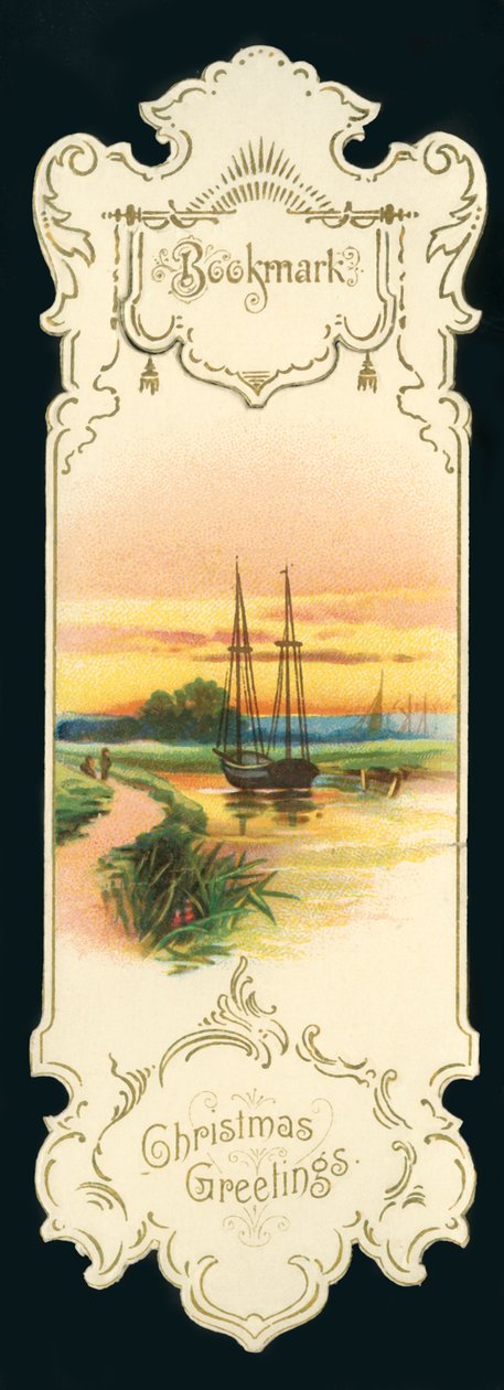 تحيات عيد الميلاد - المرجعية ، c1900. بواسطة غير معروف