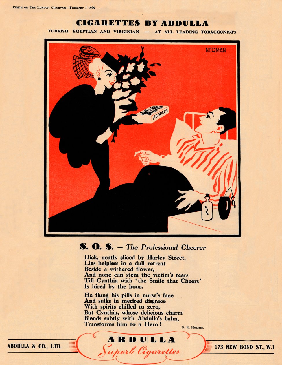 السجائر من قبل عبدالله - SOS - The Professional Cheerer، 1939 بواسطة غير معروف