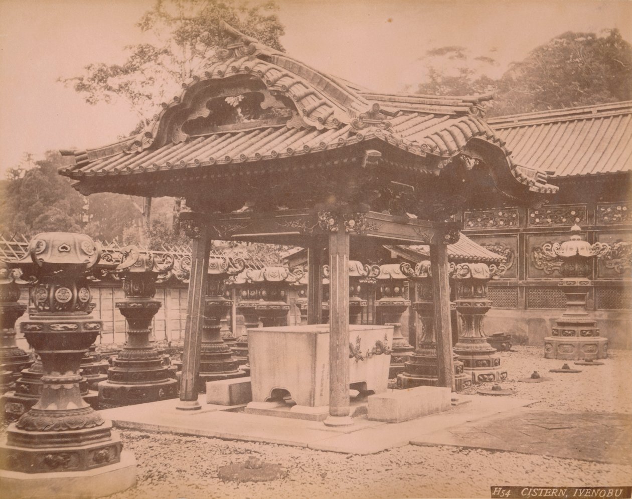 صهريج ، Iyenobu ، c1890-1900 بواسطة غير معروف