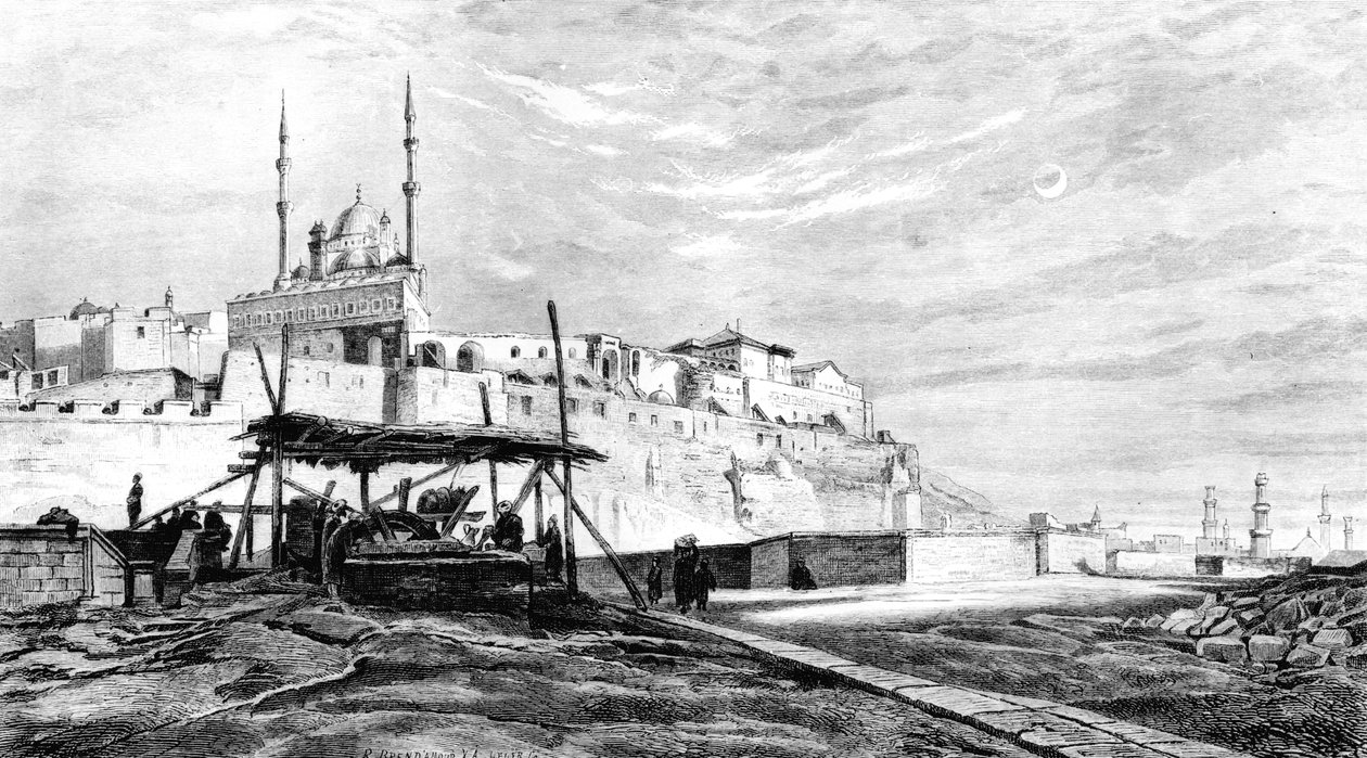 قلعة القاهرة ، مصر ، 1880 بواسطة غير معروف