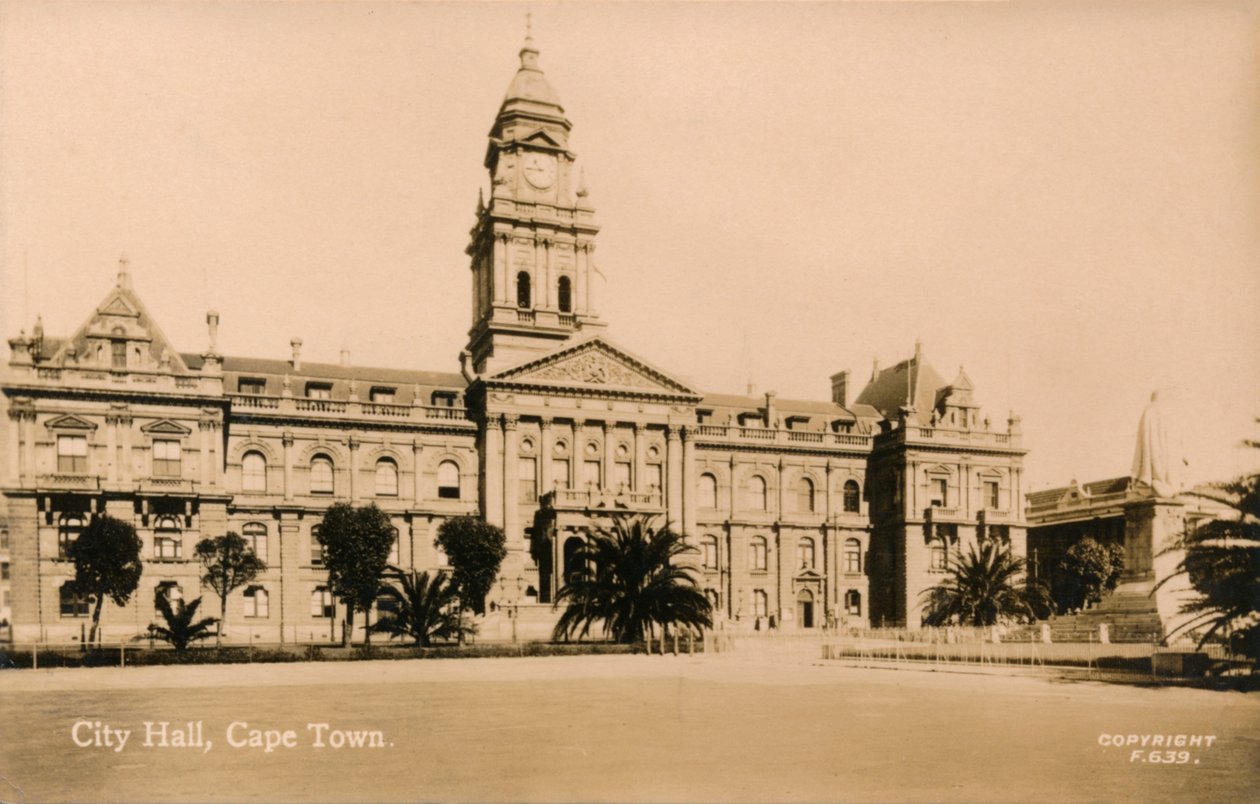 سيتي هول ، كيب تاون ، c1933 بواسطة غير معروف