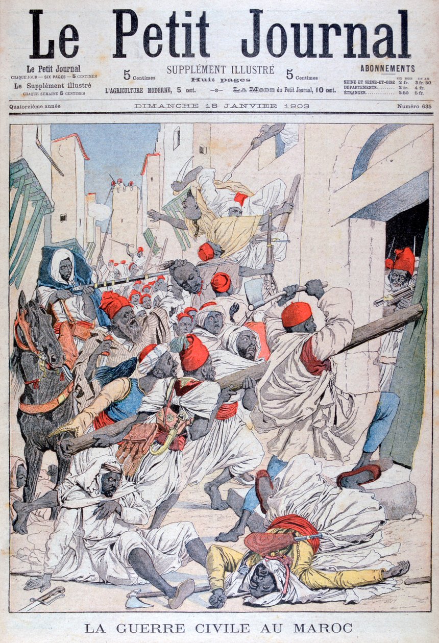 الحرب الأهلية في المغرب 1903 بواسطة غير معروف