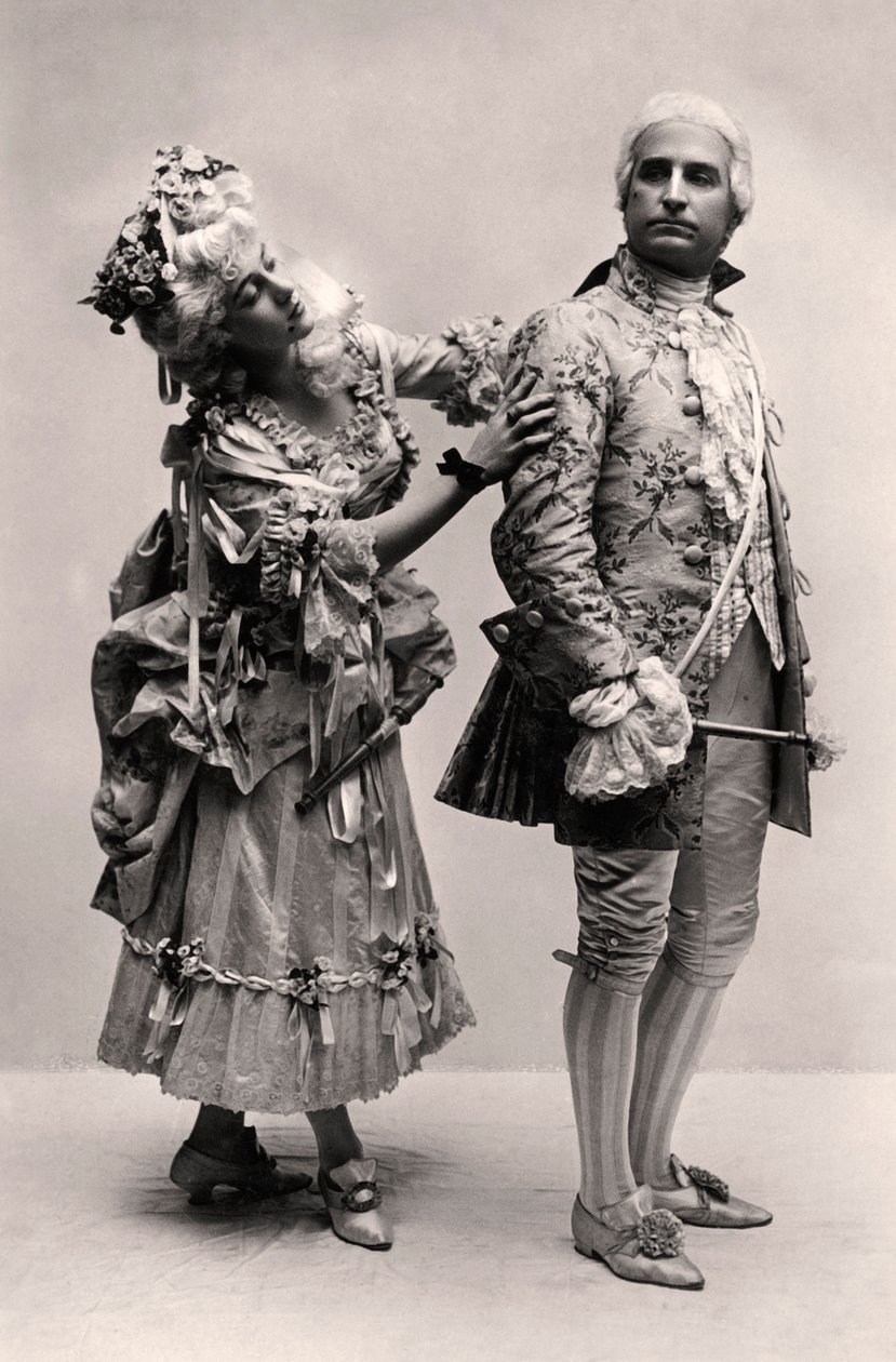 كلارا داو وهنري ليتون في Iolanthe ، 1907 بواسطة غير معروف