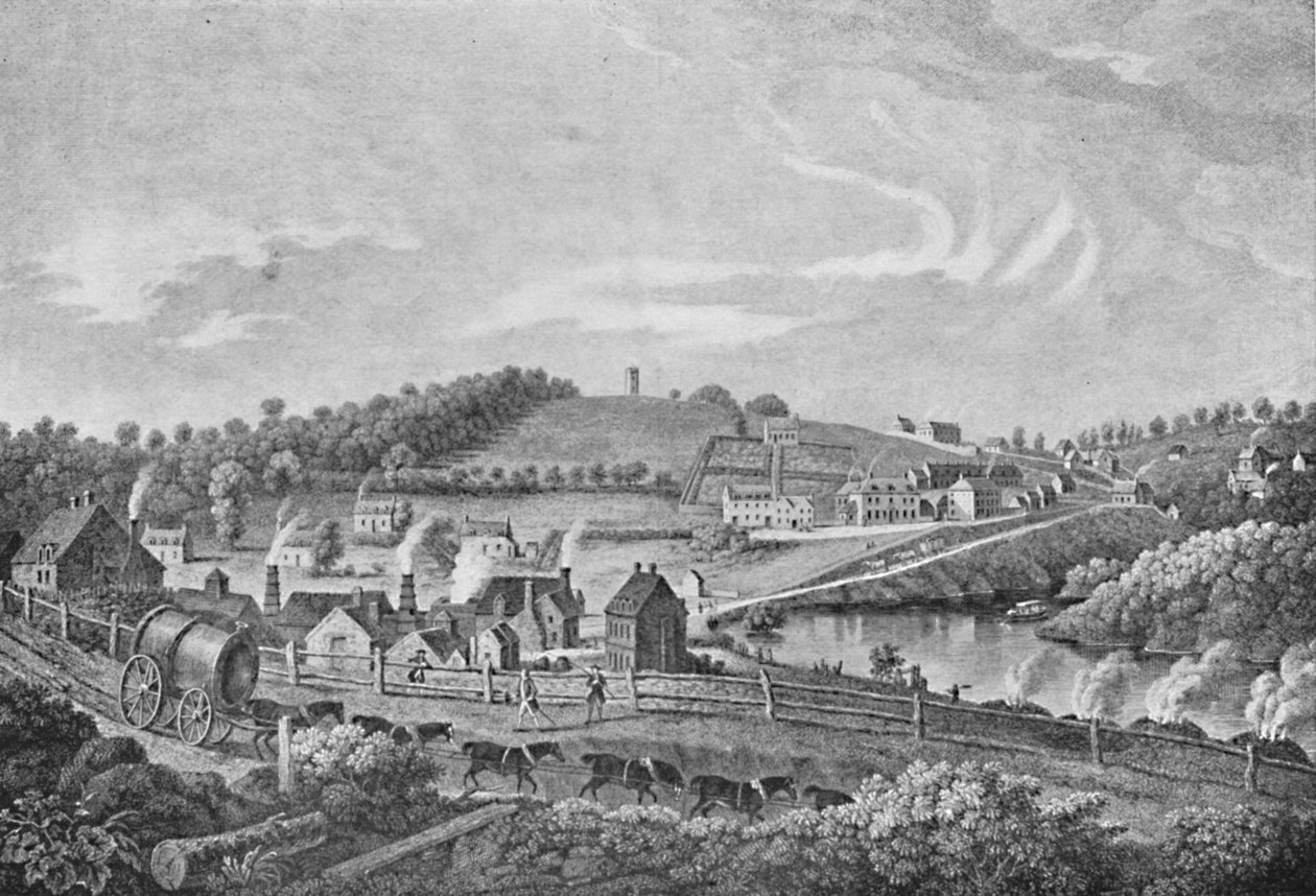 Coalbrookdale في 1758 ، 1758 ، 1904 بواسطة غير معروف
