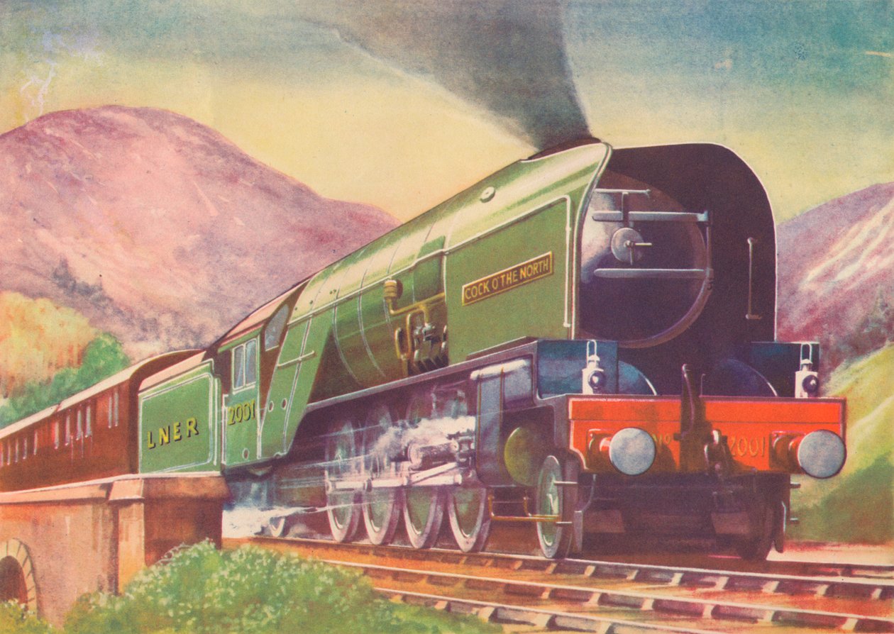 Cock O The North Locomotive ، LNER ، في المرتفعات ، 1940 بواسطة غير معروف