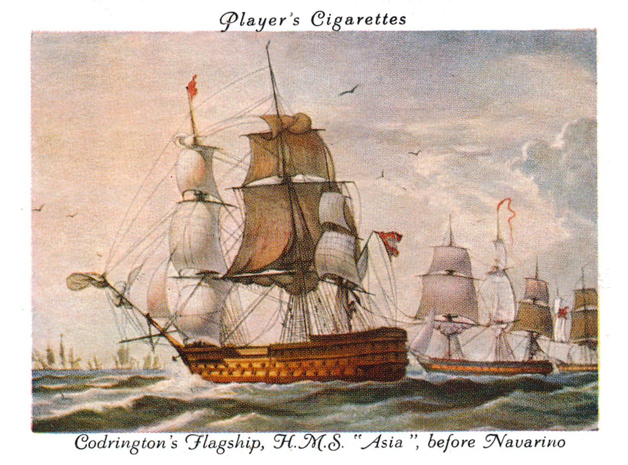 Codringtons Flagship ، HMS Asia ، قبل Navarino ، 1936. بواسطة غير معروف