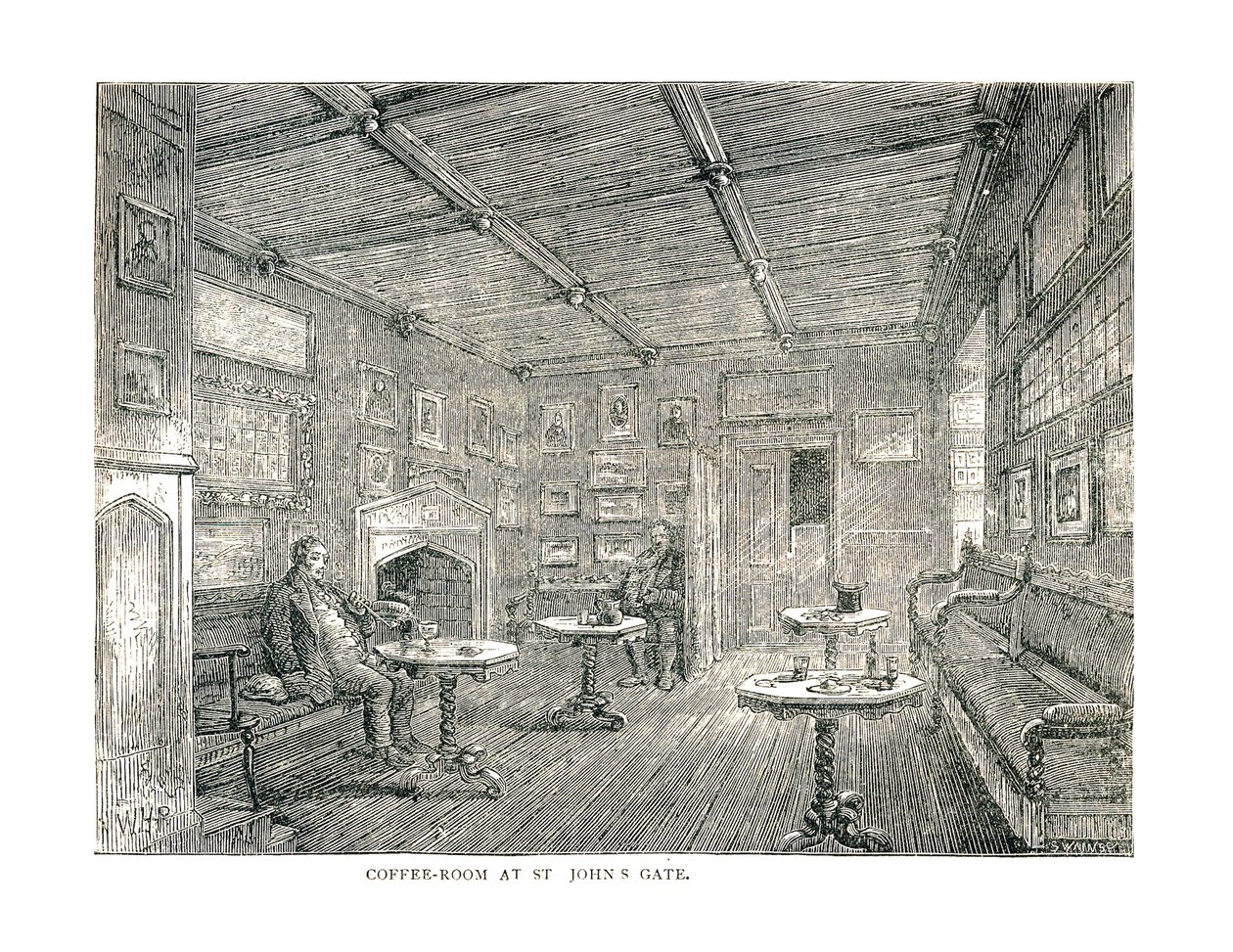 غرفة القهوة في بوابة سانت جون ، 1878 بواسطة غير معروف