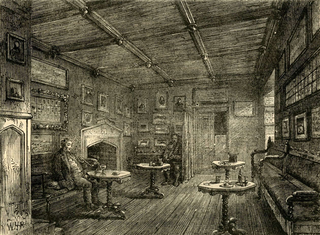 غرفة القهوة في بوابة سانت جونز ، c1872. بواسطة غير معروف