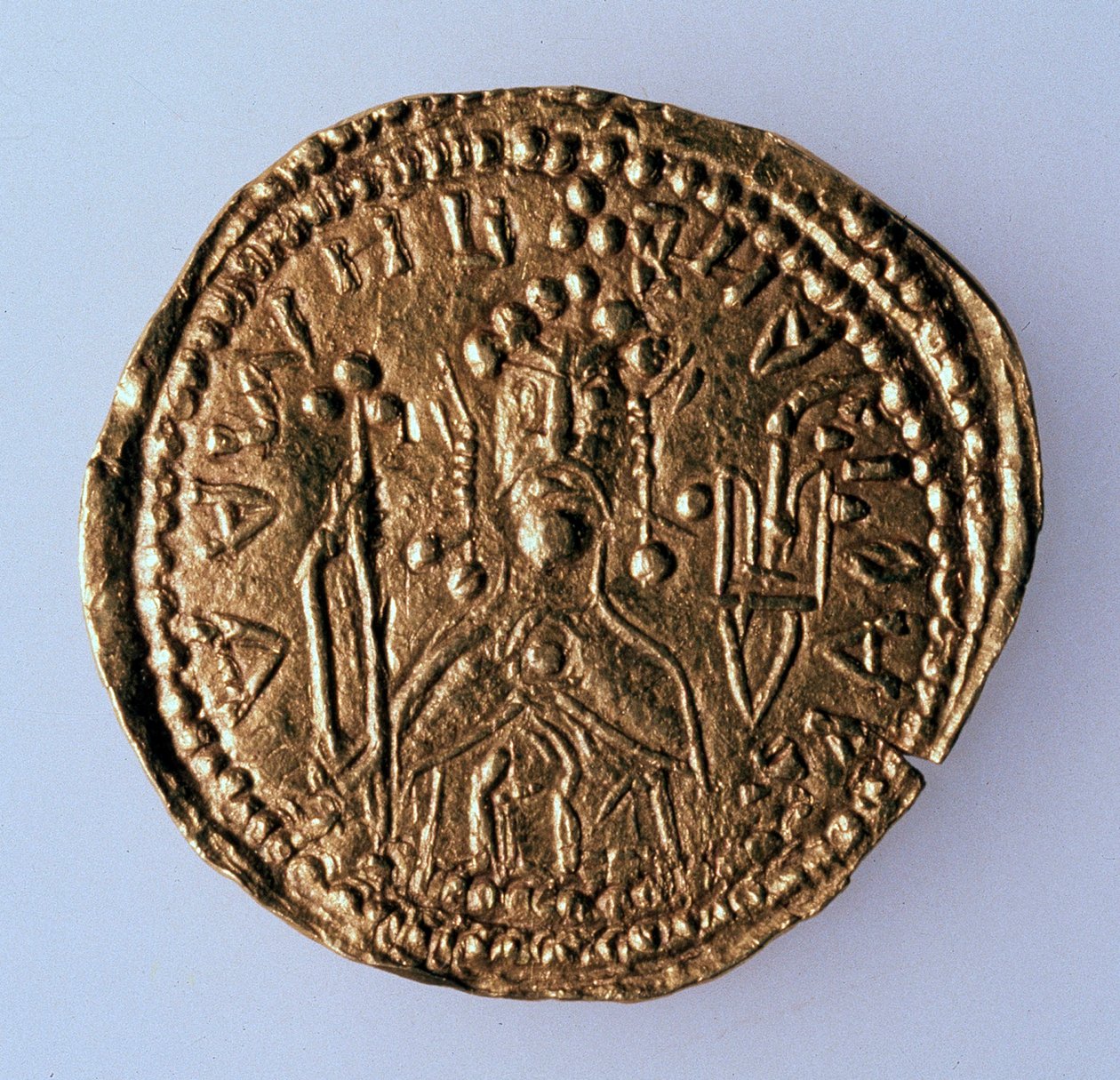 عملة Zlatnik من Grand Duke Vladimir Svyatoslavich ، Averse: Portrait of the ruler ، 980-1015 بواسطة غير معروف