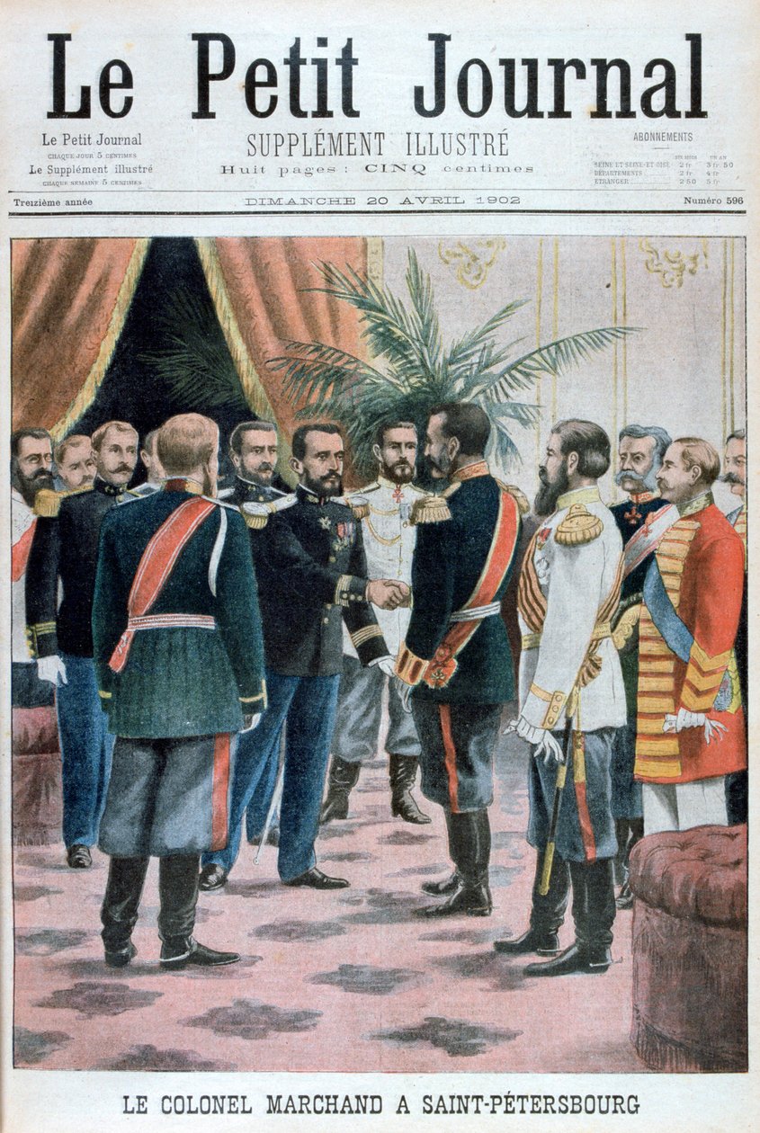 العقيد جان بابتيست مارشاند في سان بطرسبرج ، روسيا ، 1902 بواسطة غير معروف