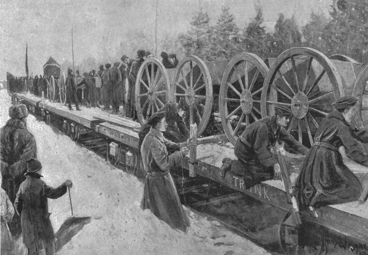 القوات الاستعمارية لجنوب أفريقيا ، 1900: المدفعية الكندية في أوتاوا ، 1901. بواسطة غير معروف