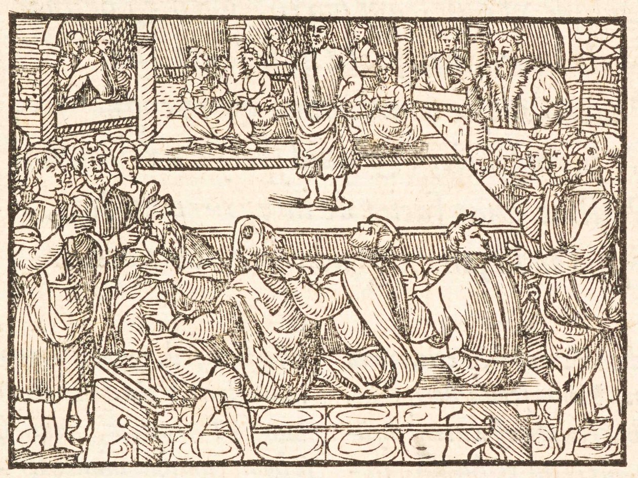 كوميديا تيرينس جان دي روني ، 1552. بواسطة غير معروف