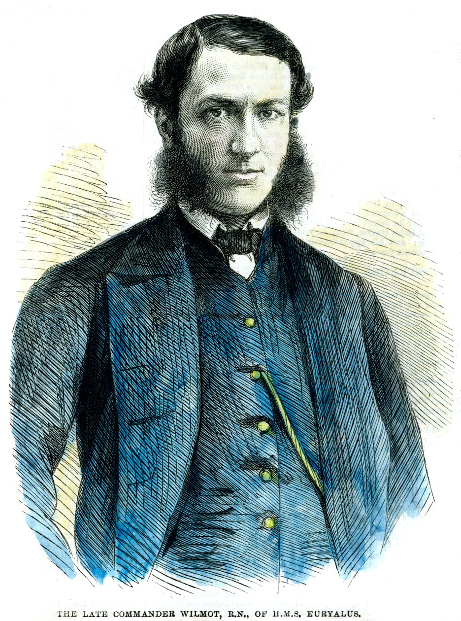 القائد ويلموت ، من السفينة الملكية يوريالوس ، 1863 بواسطة غير معروف