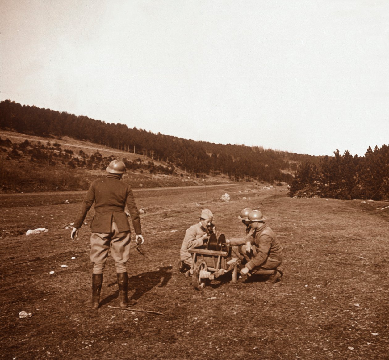 الاتصالات ، جينيكورت ، شمال فرنسا ، c1914-c1918 بواسطة غير معروف