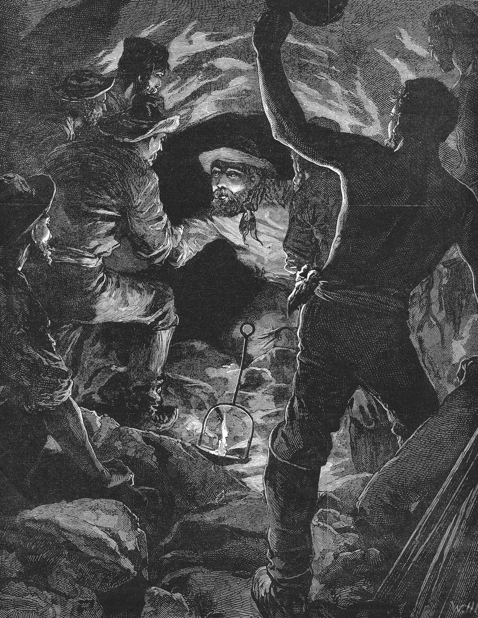 الانتهاء من نفق سانت جوتهارد تحت جبال الألب ، 1880 بواسطة غير معروف