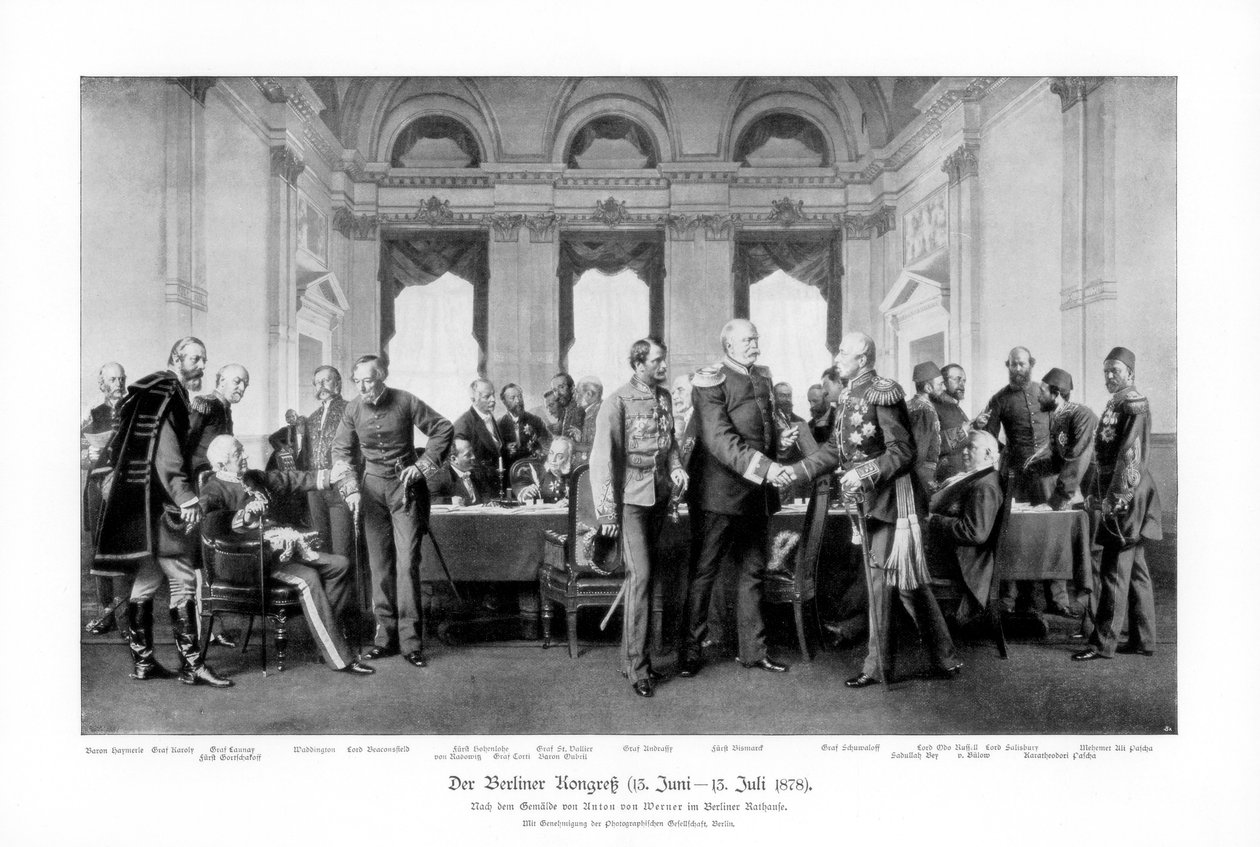 مؤتمر برلين 13 يونيو - 13 يوليو 1878 ، 1900 بواسطة غير معروف