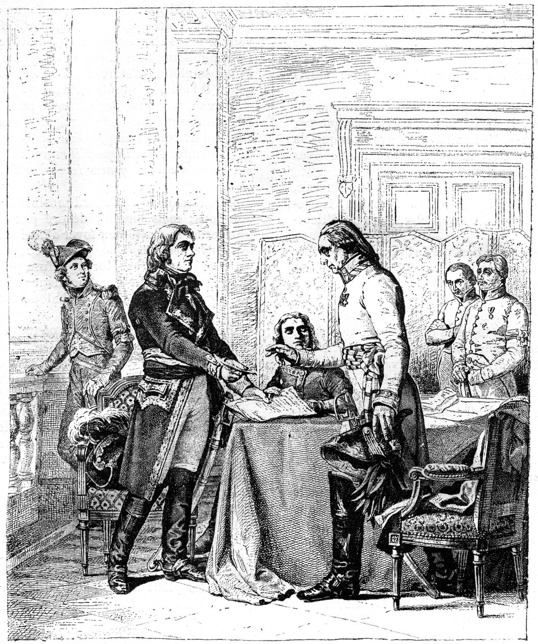 اتفاقية بعد معركة مارينغو ، إيطاليا ، 15 يونيو 1800-1882-1884 بواسطة غير معروف