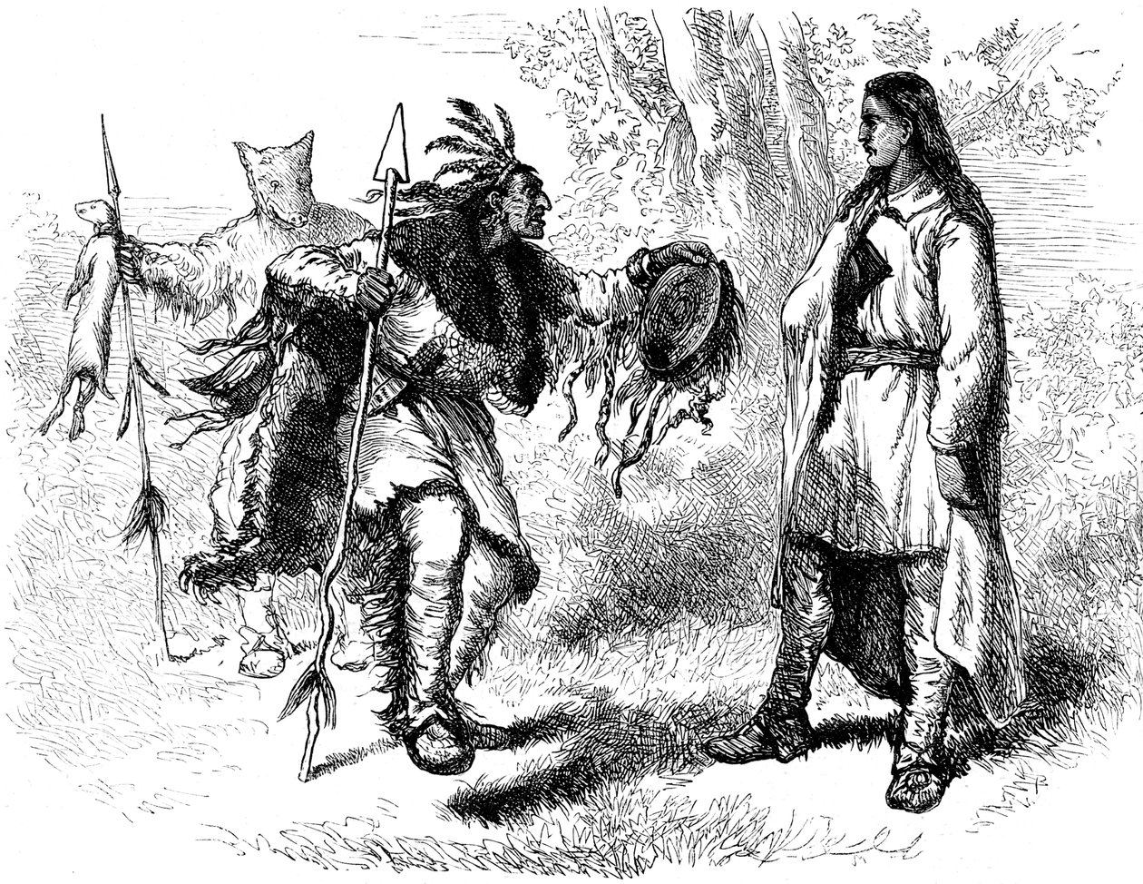 تحويل الأمريكيين الأصليين والأقواس ، القرن السابع عشر c1880 بواسطة غير معروف