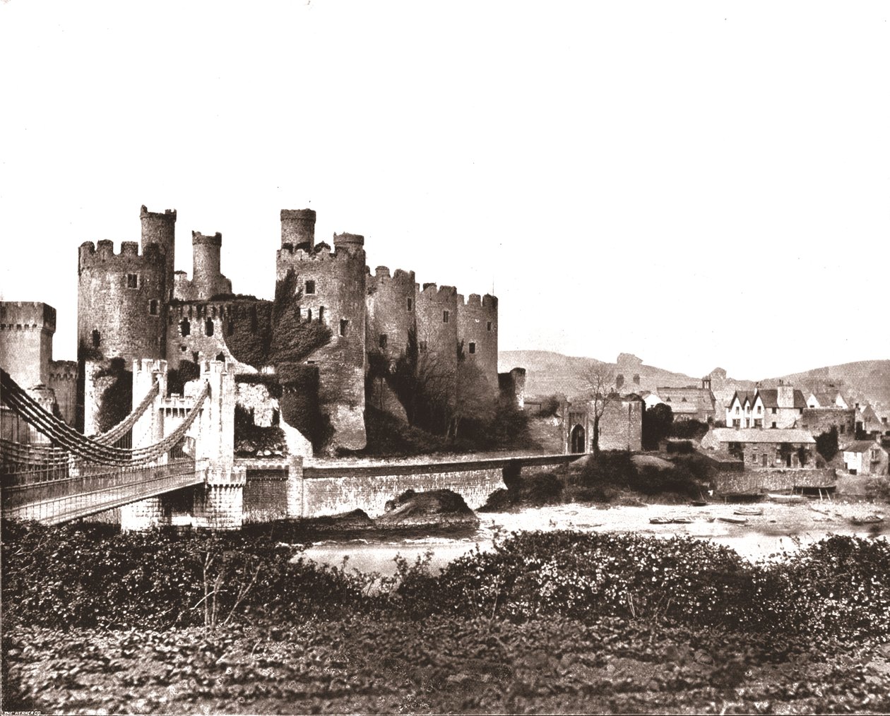 قلعة كونواي ، شمال ويلز ، 1894. بواسطة غير معروف