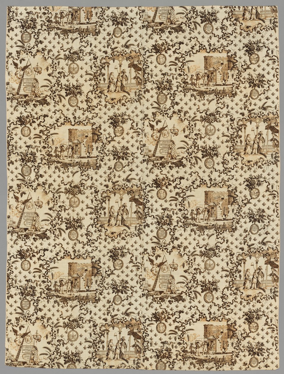 الكتان النحاسي المطبوع ، 1789-1791. بواسطة غير معروف
