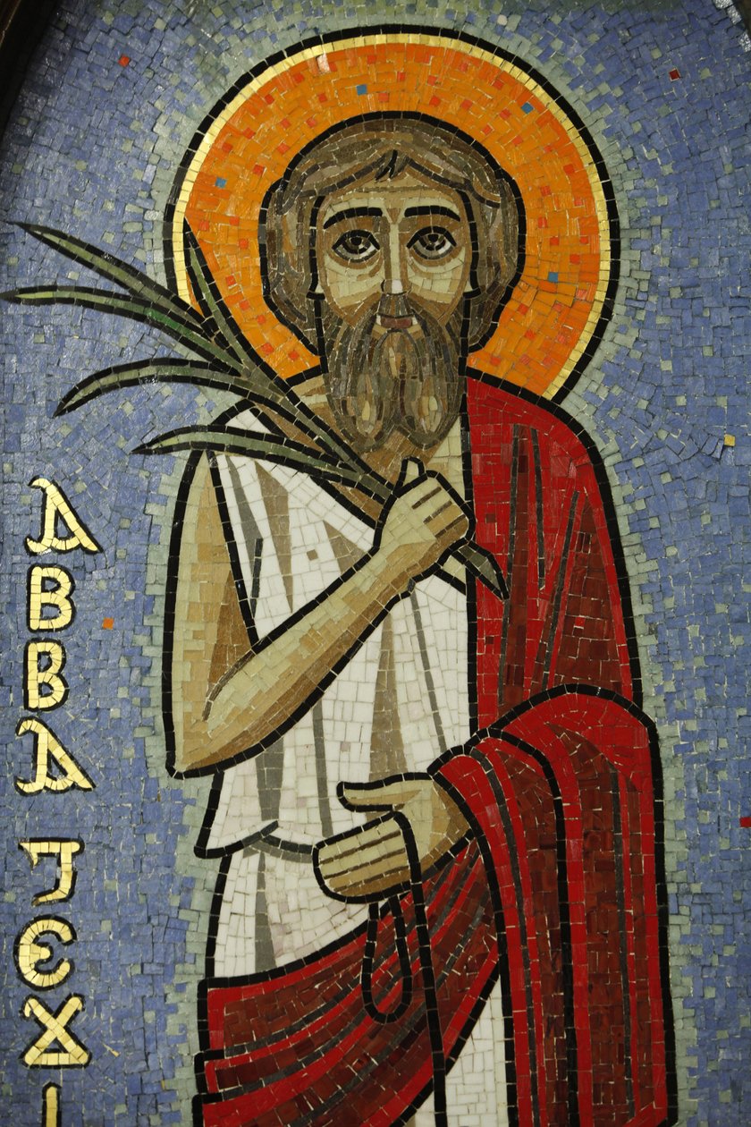 Coptic icon : Jesus Le Caire Egypte بواسطة غير معروف
