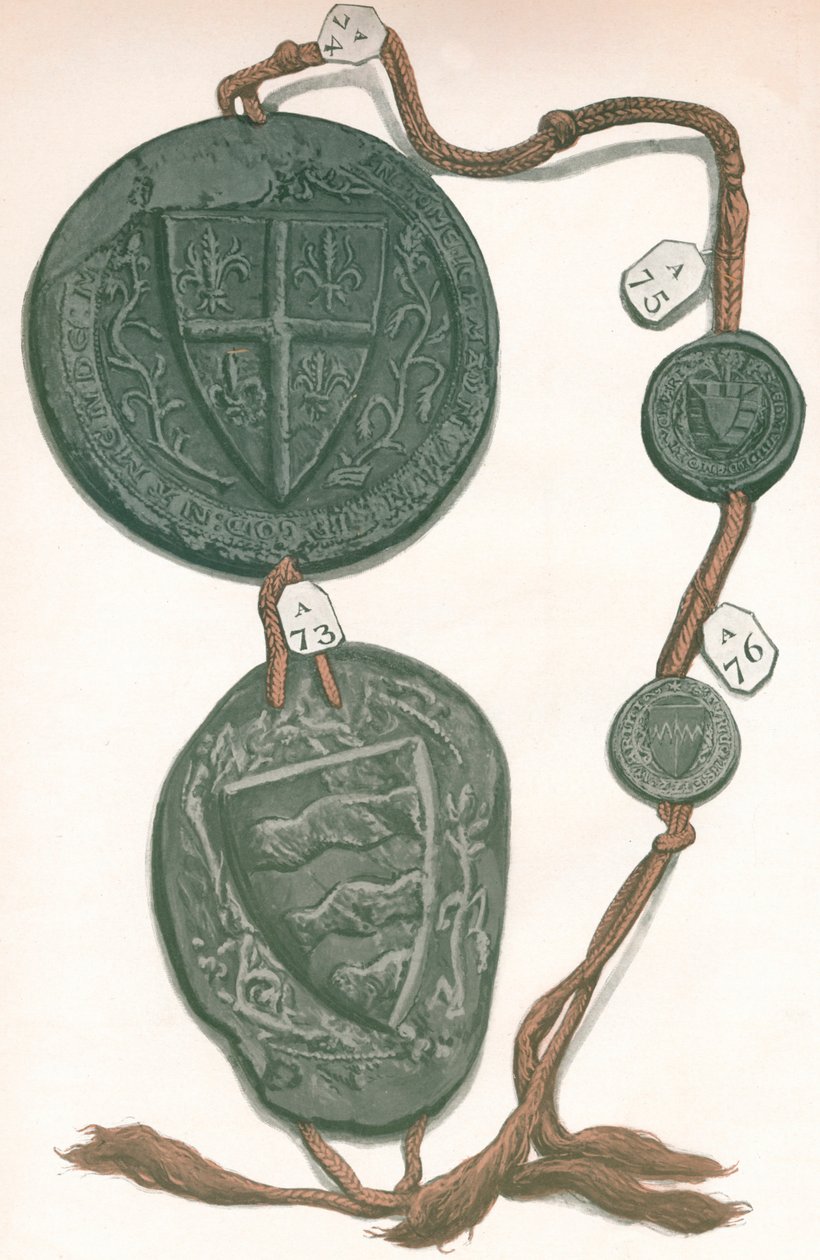 Cord VI John de Hastings، Edmund de Hastings، Edmund de Mortimer، Fulke Fitz-Warine، 1904 بواسطة غير معروف