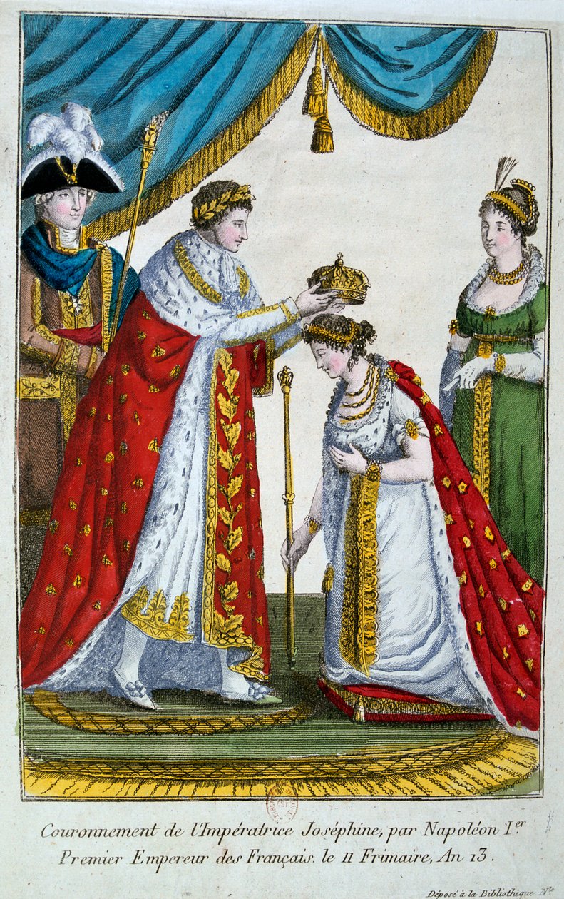 تتويج الإمبراطورة جوزفين ، 2 ديسمبر 1804 ، القرن التاسع عشر بواسطة غير معروف
