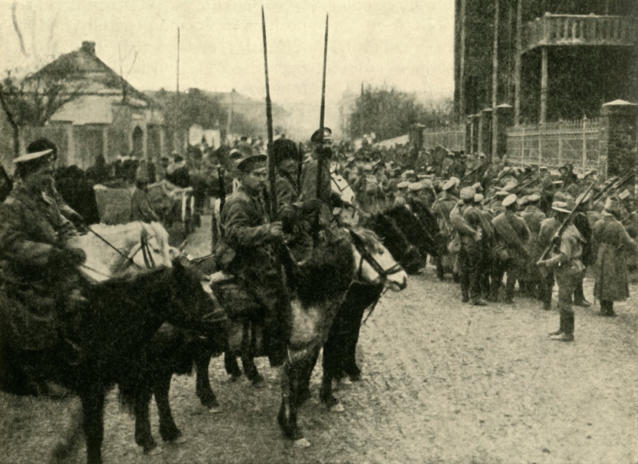 جنود القوزاق ، الحرب العالمية الأولى ، 1914 ، c1920. بواسطة غير معروف