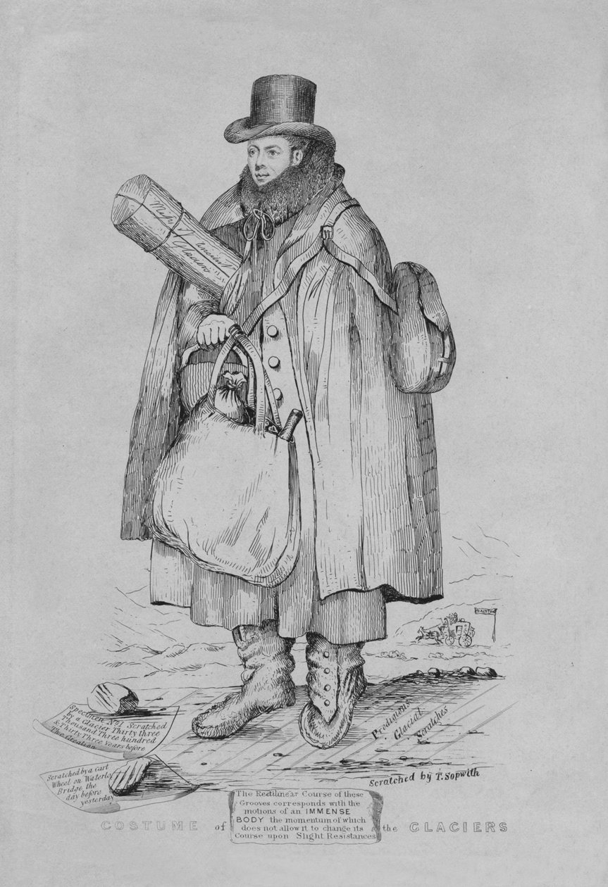 زي الأنهار الجليدية ، 1875. بواسطة غير معروف