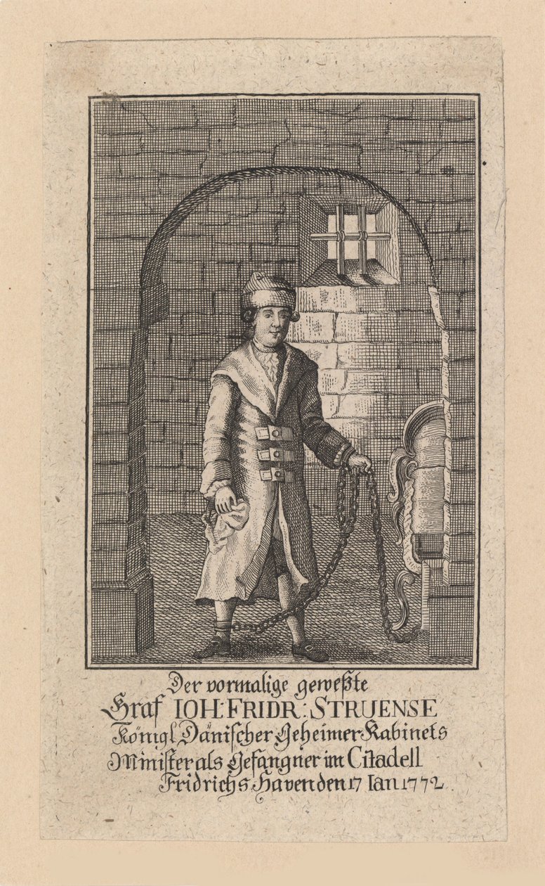 الكونت يوهان فريدريش ستروينسي 1737-1772 ، 1772. بواسطة غير معروف