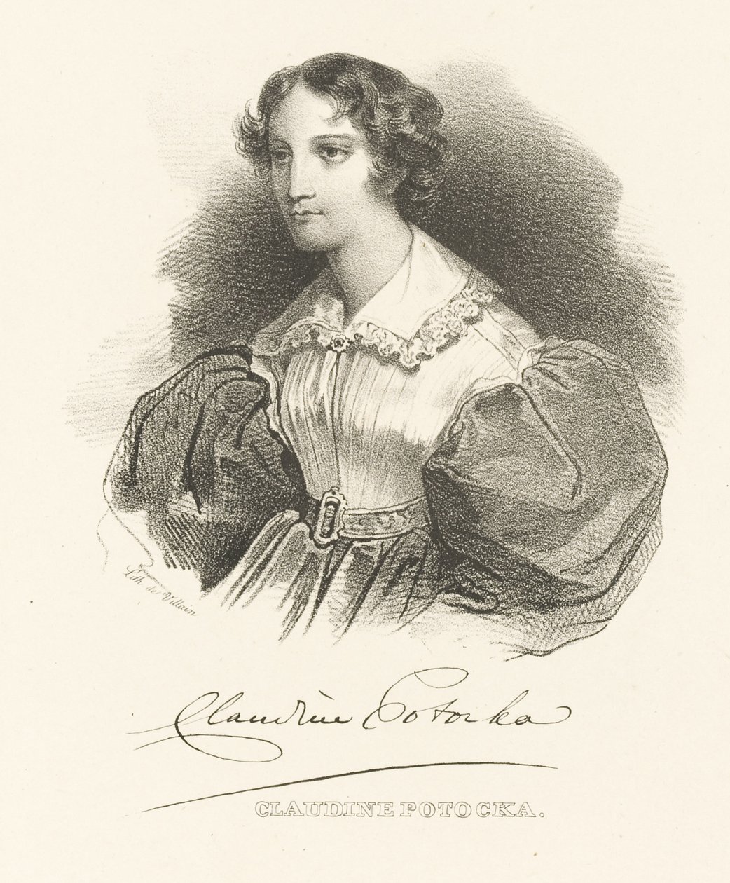 الكونتيسة كلودين كلودين بوتوكا ، ني Dzialynska 1801-1836 ، ج. 1830. بواسطة غير معروف