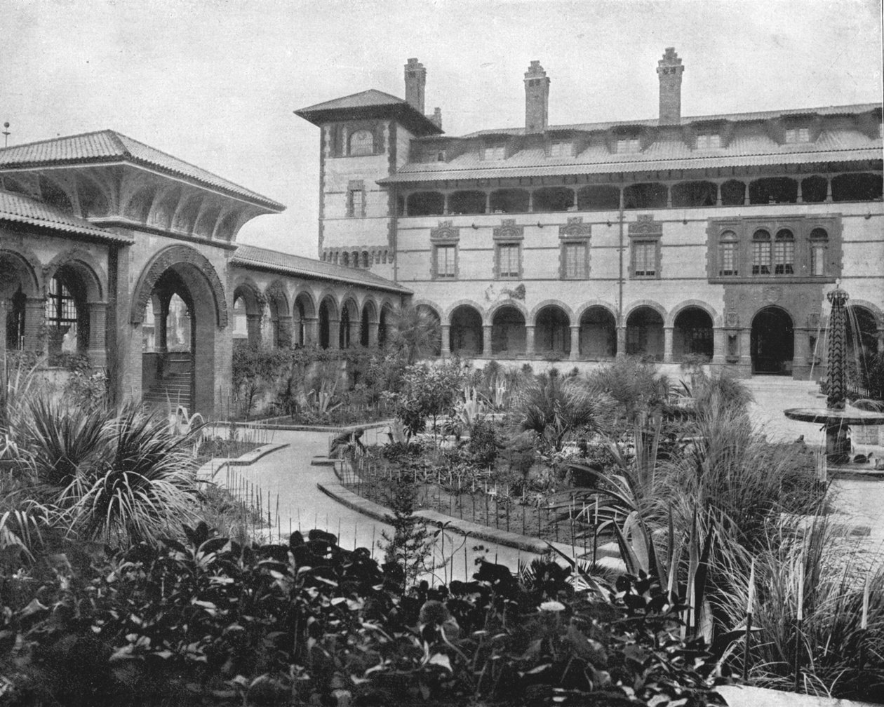 محكمة بونس دي ليون ، سانت أوغسطين ، فلوريدا ، الولايات المتحدة الأمريكية ، c1900. بواسطة غير معروف