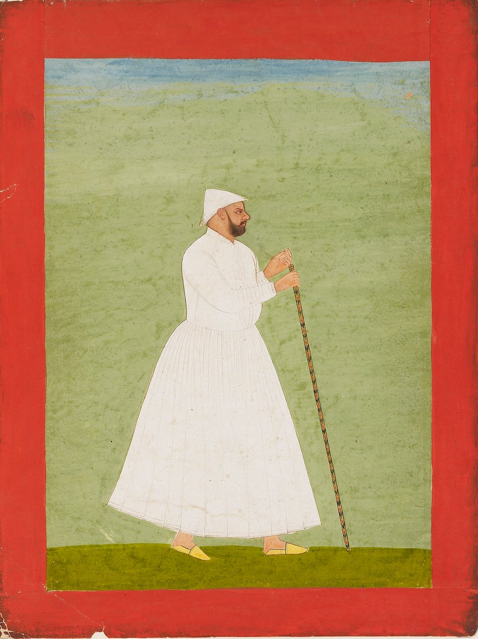 مسؤول في المحكمة يرتدي جمعة بيضاء ، c1740 بواسطة غير معروف