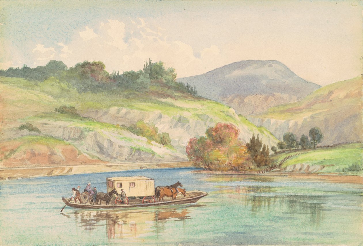عبور نهر جيمس 1878. بواسطة غير معروف