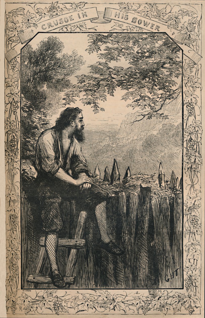 Crusoe في بلده باور ، c1870 بواسطة غير معروف