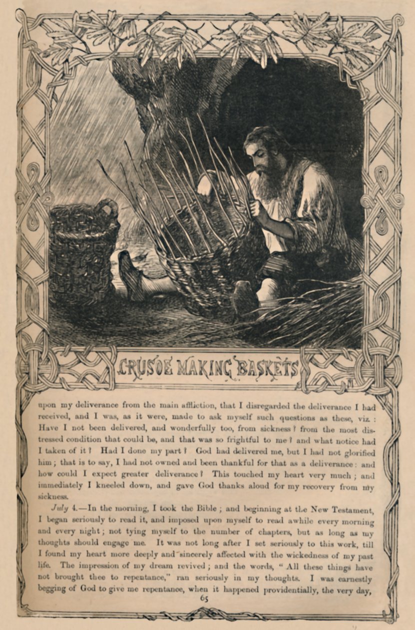سلال صنع كروزو ، c1870 بواسطة غير معروف