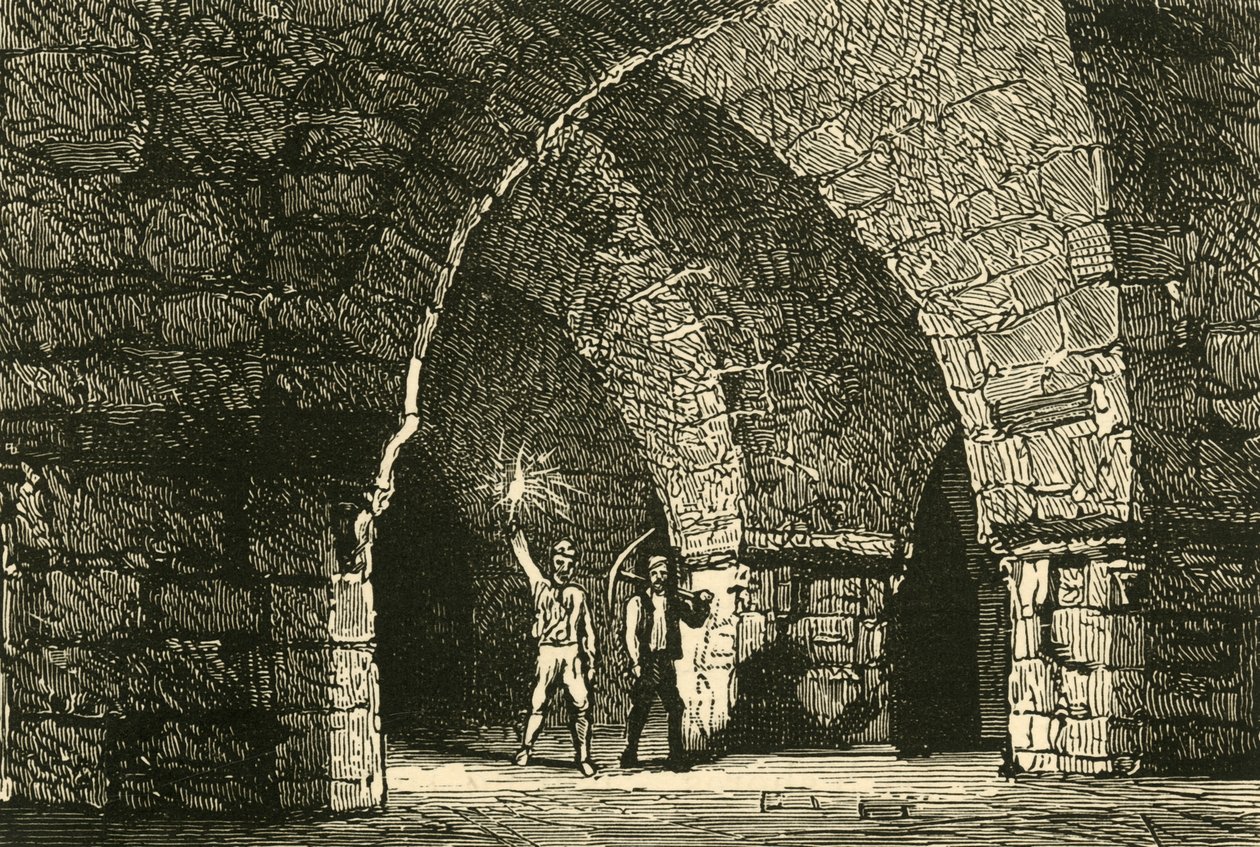 سرداب كاتدرائية كنيسة المسيح ، دبلن ، أواخر القرن التاسع عشر. بواسطة غير معروف