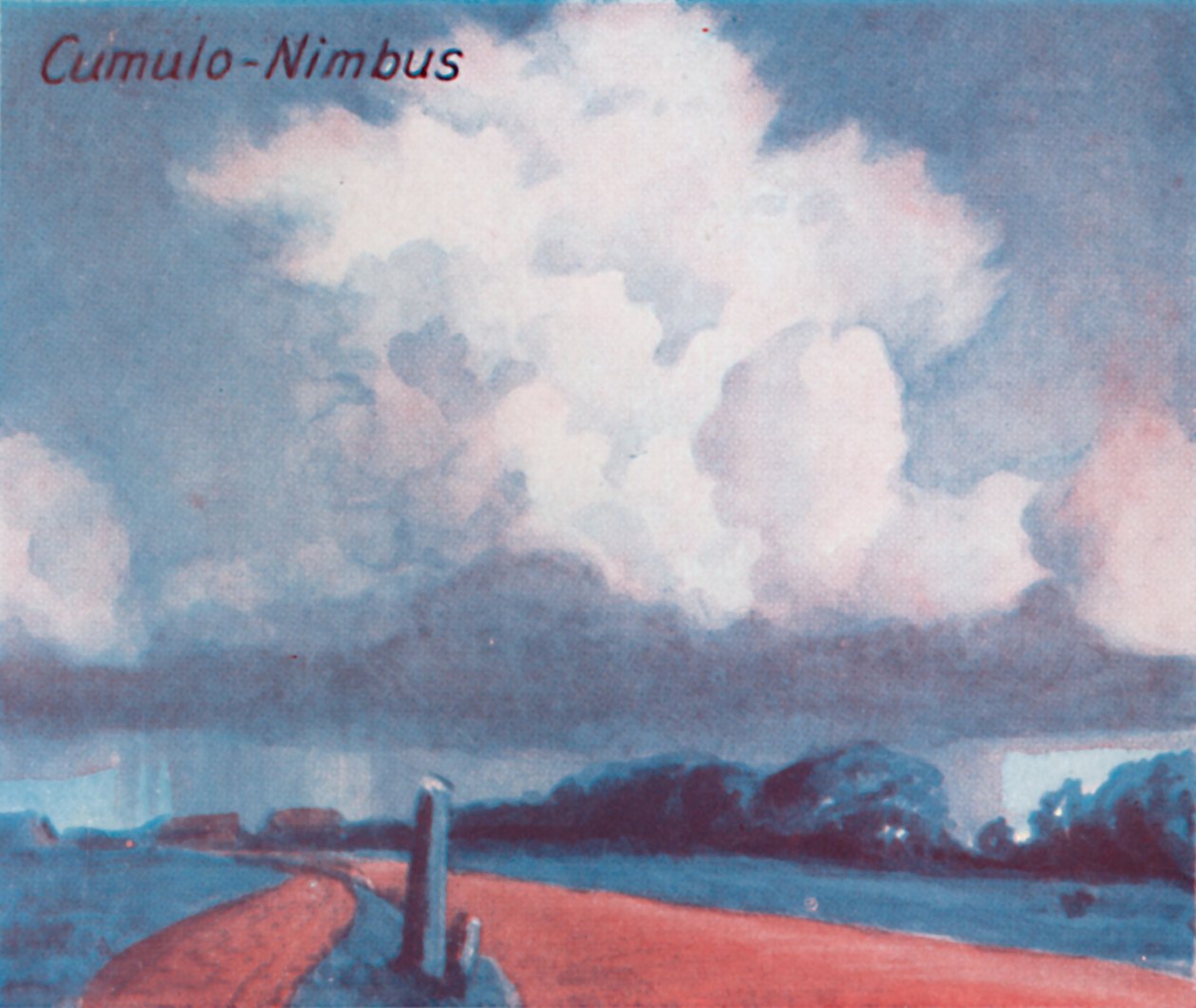 Cumulo-Nimbus - دزينة من أشكال السحب الرئيسية في السماء ، 1935 بواسطة غير معروف