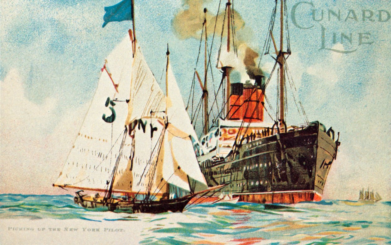 خط كونارد - التقاط طيار نيويورك ، c1904. بواسطة غير معروف