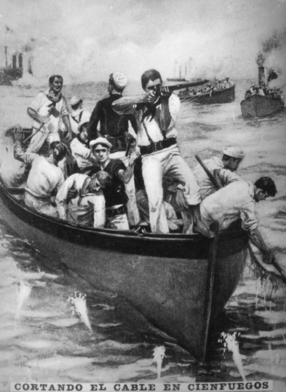 قطع كابلات Cienfuegos ، 1898 ، 1920 بواسطة غير معروف