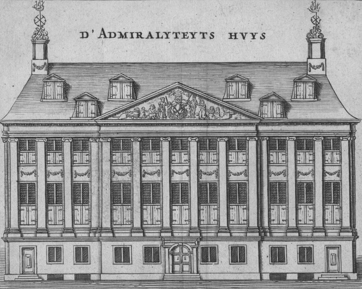 DAdmiralyteyts Huys ، أواخر القرن السابع عشر وأوائل القرن الثامن عشر. بواسطة غير معروف