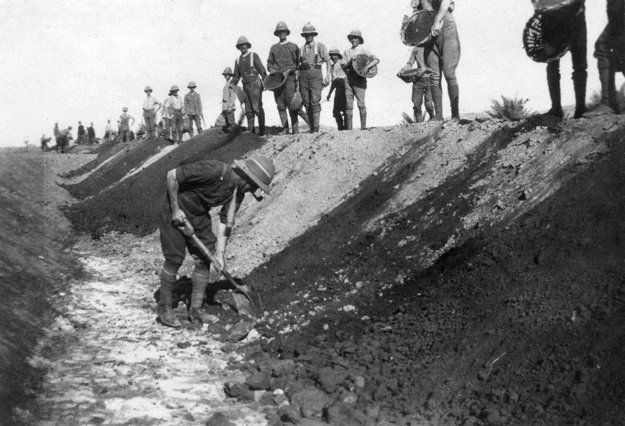 شركة د ، 15 فريق عمل RWR ، بالقرب من بغداد ، 1918 بواسطة غير معروف