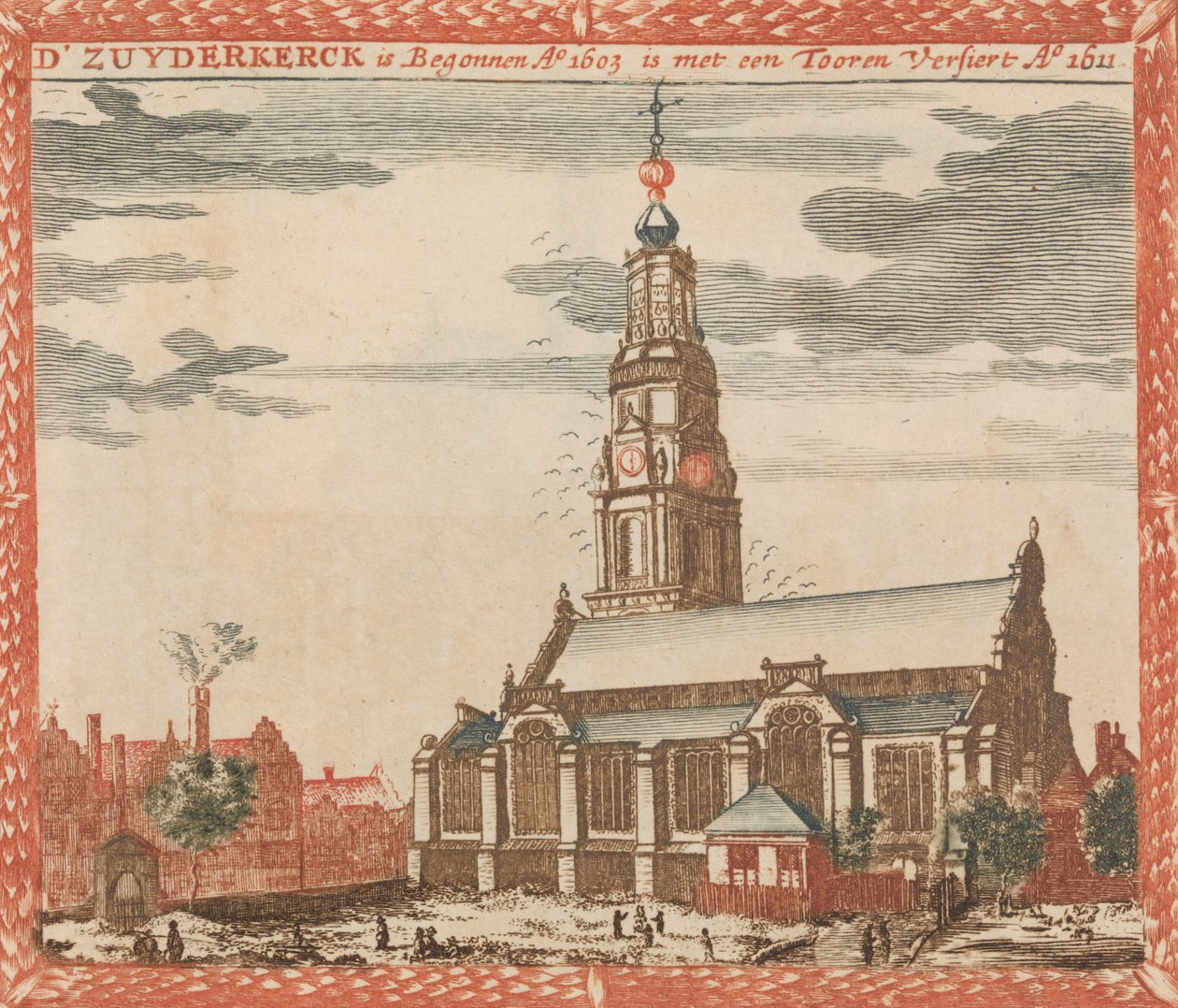 D 'Zuyderkerck ، in: Tooneel Der Voornaamste Nederlands Huizen، En Lust Hoven، Naar T Leve ...، nd. بواسطة غير معروف