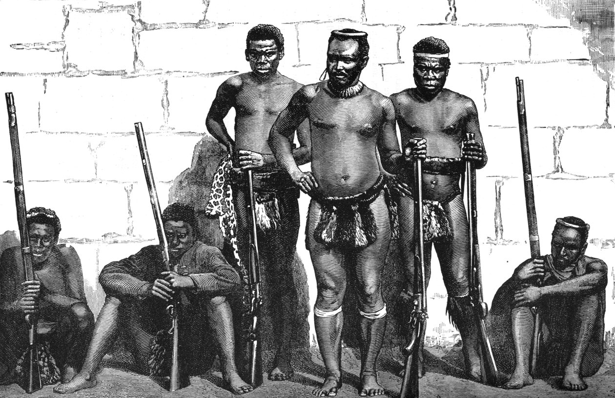 Dabulamanzi ، أحد قادة الزولو في Isandhlwana و Ghingilovo ، c1880 بواسطة غير معروف
