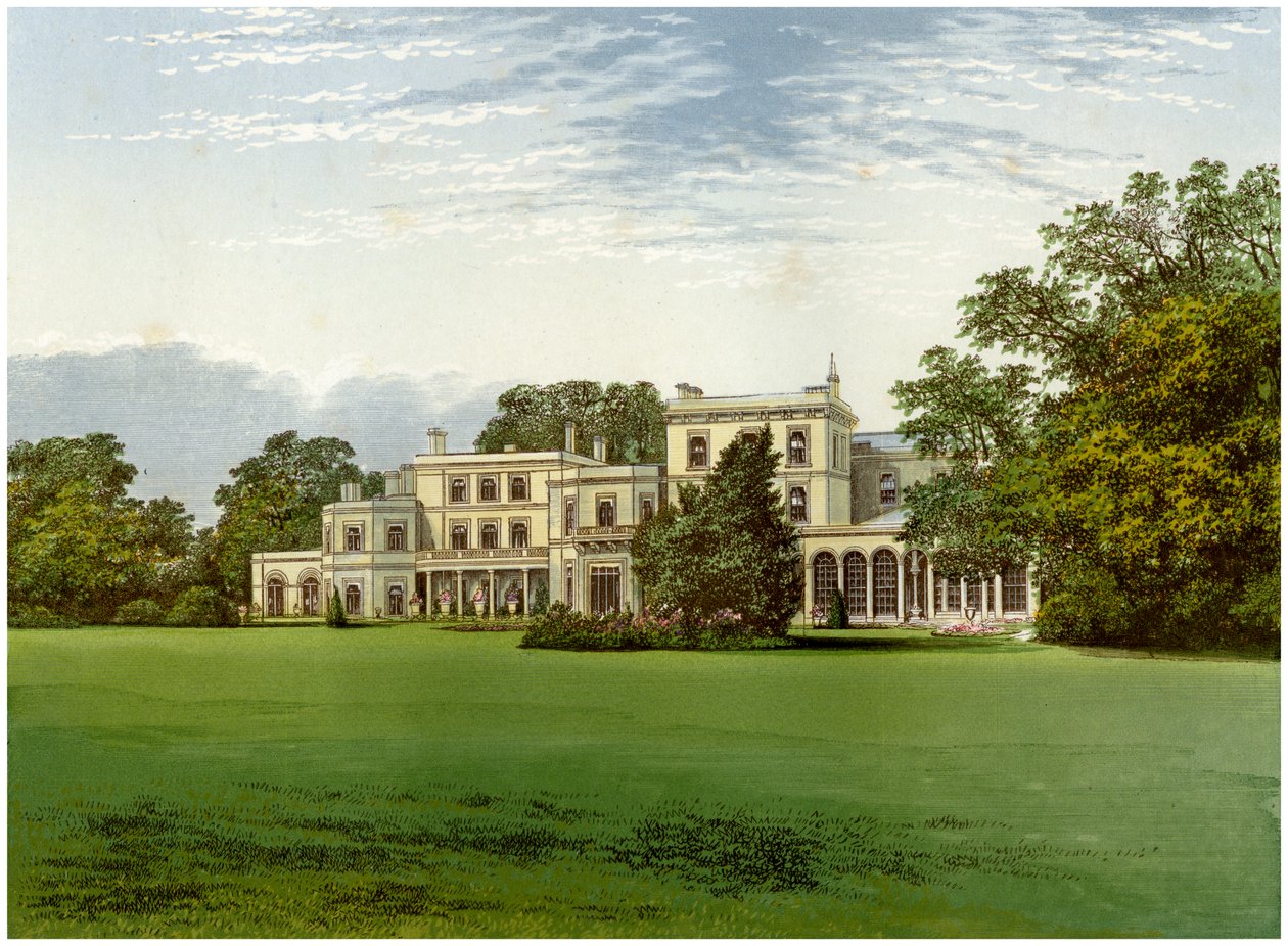 Danesfield House ، Buckinghamshire ، موطن عائلة سكوت موراي ، c1880 بواسطة غير معروف