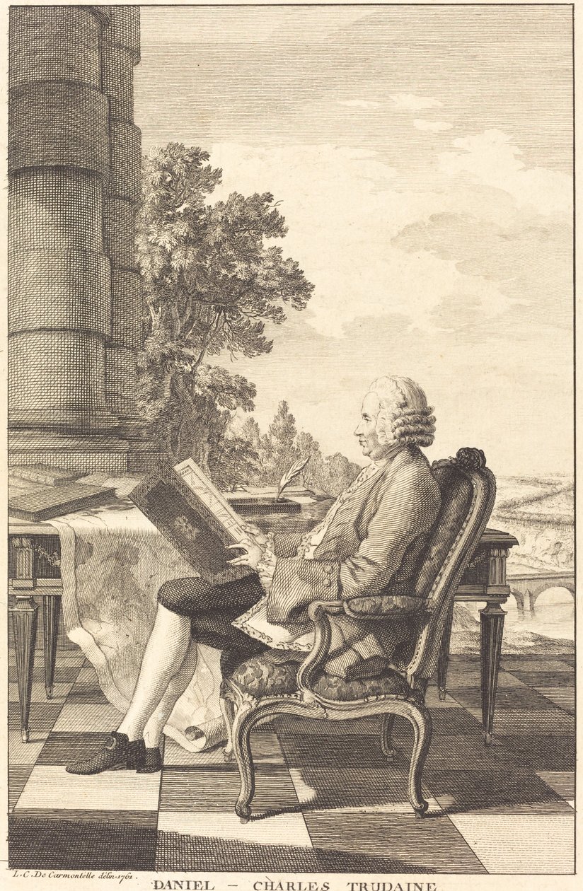 دانيال تشارلز ترودين ، ج. 1761. بواسطة غير معروف